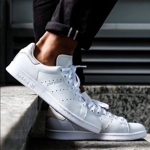 All white stan smiths